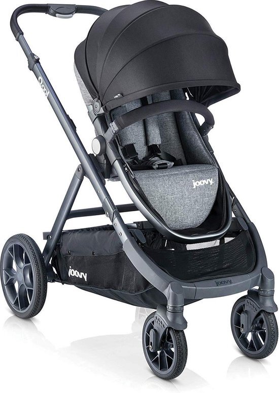 Joovy Qool Kinderwagen - Grijs - Duo Kinderwagen - Uitbreidbaar grijs