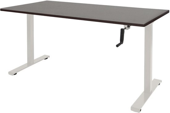 Schaffenburg Zit Sta bureau - Slinger 180x90 logan - wit frame