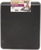 Flamingo Matz Grijze Kattenmat 70x60cm – Extra grote mat met dubbele laag, anti-vuil en waterproof
