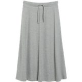 s.Oliver - Zachte jerseyrok met naaddetails - Grijs - Maat 42