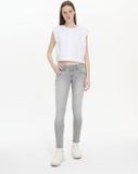 LTB Jeans Molly Dames Slim fit Jean - Lichtgrijs - Dia Wash