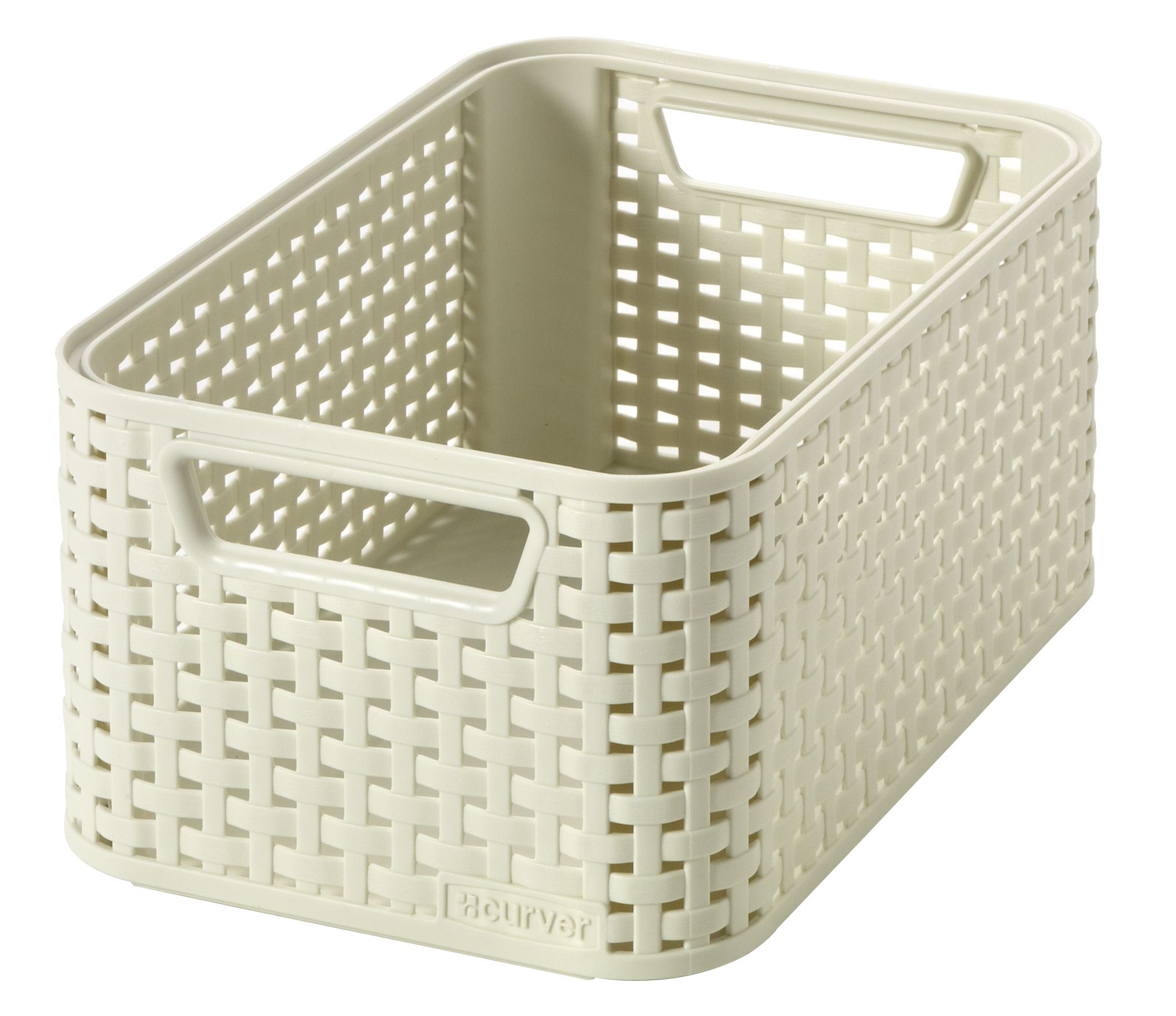 Curver Style Opbergmandje - Rotan - Crème