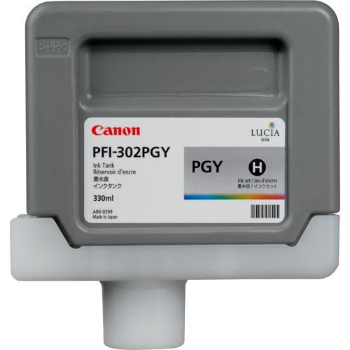 Canon PFI-302PGY - Foto grijs - 330 ml - Inktcartridge