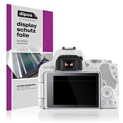 dipos I 6X beschermfolie helder compatibel met Canon 200D folie displaybeschermfolie