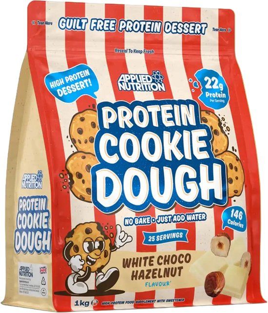 Applied Nutrition Protein Cookie Dough - 1000 g - White Choco Hazelnut