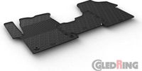 Gledring Rubbermatten passend voor Citroen Jumpy / Peugeot Expert / Toyota Proace 2016- & Opel Vivaro Cargo 2019- (G profiel 3-delig + montageclips)