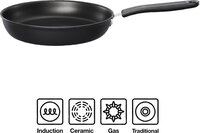 Fiskars Functional Form Koekenpan - Ø 24 cm - Zwart