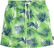 Playshoes Zwemshort Hawaii UV-werend Groen Gebloemd Kinderen Maat 98/104