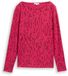 Tom Tailor - Shirt met lange mouwen en patroon - Maat XXXL - pink sparkle design