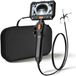 VEVOR Caméra d'endoscope rotative avec éclairage, caméra d'inspection avec tête mobile bidirectionnelle, caméra de tuyau étanche IP67 avec écran de 5 pouces, câble de 1,5 m, batterie de 5000 mAh, caméra borescope de 3,9 mm pour voiture et maison