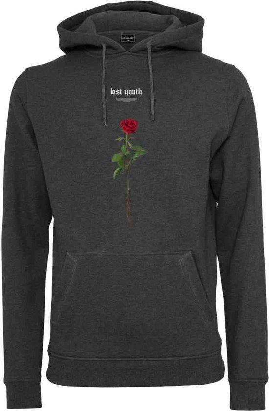 Mister Tee Lost Youth Rose Hoodie - Grijs - XL - Heren