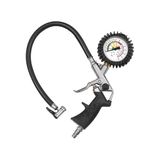 Standaard Riegler Standaard handbandenvulmeter met hefboomstekker, slang stijf, mano Ø 63 mm, ongevaarlijk, 0-12 bar/170 psi, steeknippel NW 7,2