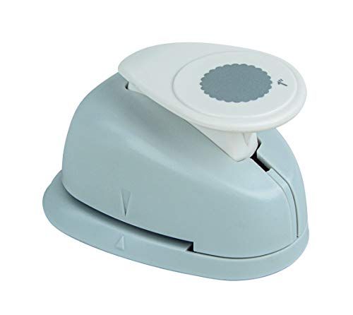 RAYHER Pons rond/cirkel met sierrand ø 2,54 cm, 1 inch, geschikt voor papier en karton tot 200 g/m2