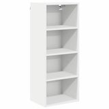 vidaXL Hangkast Wit 40 x 29,5 x 100 cm Bewerkt hout