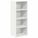vidaXL Hangkast Wit 40 x 29,5 x 100 cm Bewerkt hout