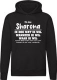 Sol's Sharona Trui Unisex Zwart Maat L | Verjaardagscadeau | Katoen