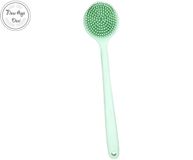 New Age Devi Goodies and Living Groothandel Badborstel - Groen - Siliconen - Massage Borstel