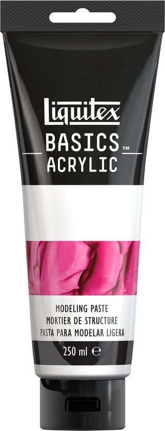 Liquitex Basics 8870306 Modeling Paste – Acryl structuurpasta, mat, scheurvrij & mengbaar