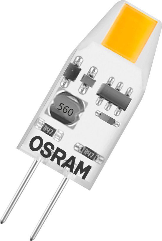 Osram LED Pin Micro Capsule G4 1W - 827 Warm White | 100lm - 12V - 2700K - 15000 uur