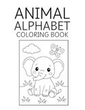 Animal Alphabet Coloring & Tracing Book