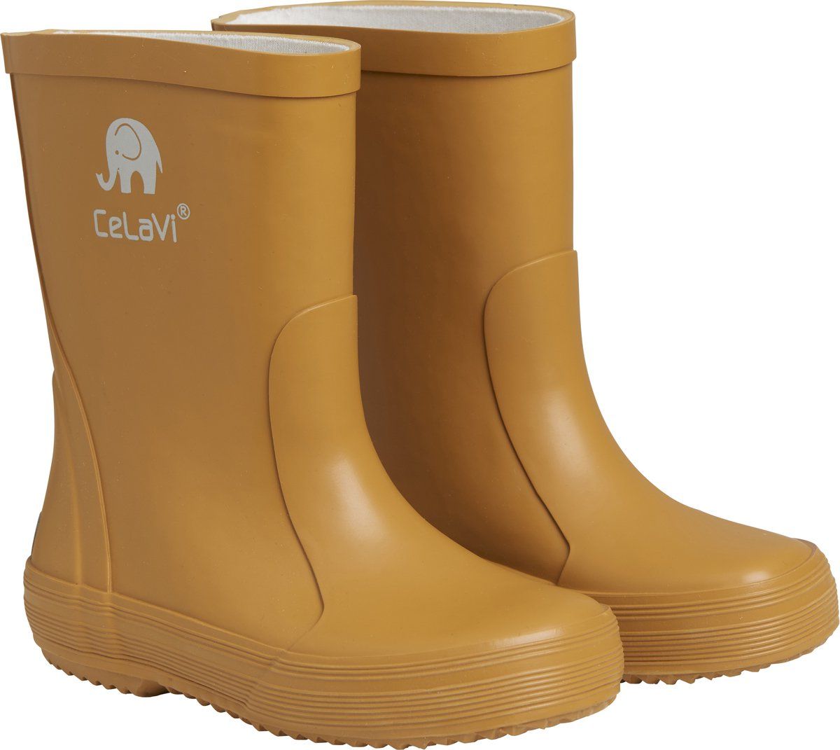 CELAVI - Basic regenlaarzen voor kinderen - Duindoorn Bruin - maat 29EU