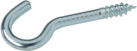 Deltafix Schroefhaken - 50 mm - Staal - 8 stuks