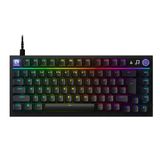 Logitech G G316 X 75, Bedraad 75% gaming toetsenbord (QWERTY US INTL) | Hot-Swap-taktile Schalter, Dichtungsstruktur, LED-Punktmatrix-Display & Drehregler, PBT-Tastenkappen, USB-C, RGB LIGHTSYNC,PC