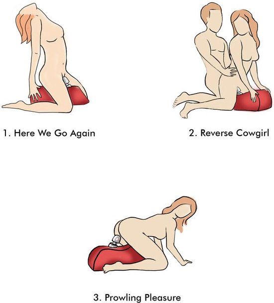 Deluxe Wand Zadel - Rood