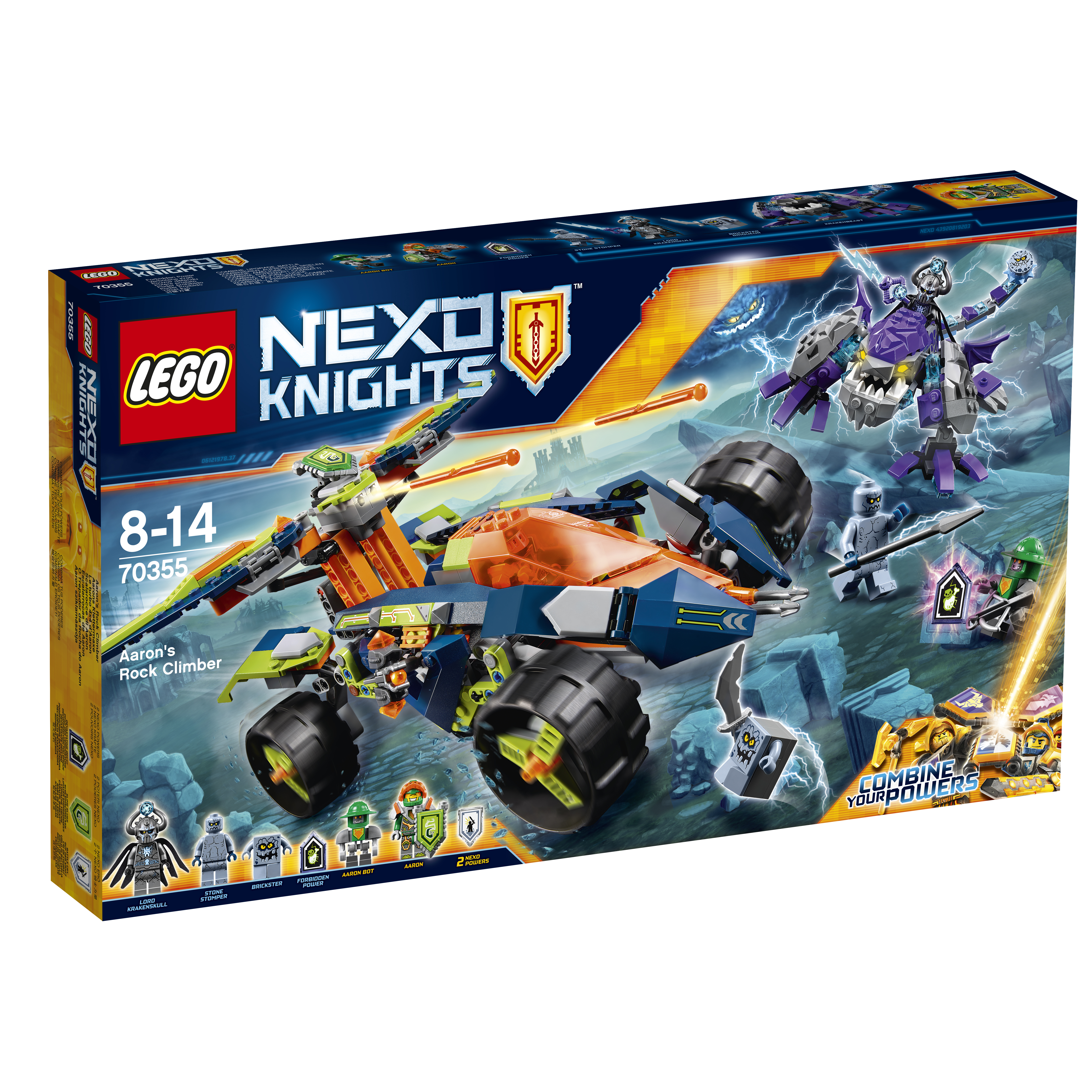 lego NEXO KNIGHTS Aarons Rock Climber