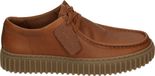 Clarks TORHILL LODARK Heren Veterschoenen - Leer - Cognac - Maat 46