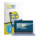 BROTECT Screenprotector 3 Stuks voor ASUS Chromebook CM15 Beschermglas transparant