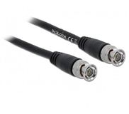 Delock BNC kabel | RG59 | 75 Ohm | koper | zwart | 5 meter