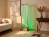 Vente-unique Fontaine murale à bulles - Leds avec couleurs changeantes - H 150 cm - Gris - BLENNIE