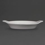 6X Olympia Whiteware 6X Ronde Eared Gerechten 167X 137mm Porselein Serveerplaten