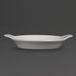 6X Olympia Whiteware 6X Ronde Eared Gerechten 167X 137mm Porselein Serveerplaten