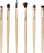 Merkloos Schmink penselen - 6 stuks - synthetisch