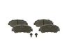 Bosch 0986494722 Jeu de 4 plaquettes de frein à disque d'origine