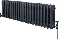 MonsterShop Monster Group BV 3-kolomsradiator - Antraciet Grijs - 300x1012 mm - Koolstofstaal - 3057 W