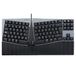 Perixx Periboard-335RD Ergonomisch mechanisch toetsenbord, compact, met kabel, Tenkeyless - rode toetsen met laag profiel, lineaire schakelaar, programmeerbare macro, Spaanse lay-out