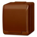 Hermes 5901130483068 hermetische aansluiting, met 16 A, IP44 bruin GNT 0321-06 elektro-plast nasielsk