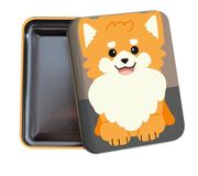 Quo Vadis Metalen doos Kawaii hond 8 x 10 x 2,5 cm