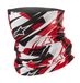 Alpinestars Blurred halswarmer, zwart/rood, eenheidsmaat
