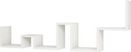 homemaniac Homemania Wandschap Ladder 150x22x53,2 cm wit