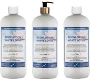 Claudius Cosmetics B.V. Bodylotion White Lotus 1 Liter - met gouden pomp - set van 3 stuks