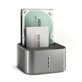 AXAGON ADSA-DC USB-C SATA Harde schijf-dockingstation 2.5 inch, 3.5 inch Met clone-functie