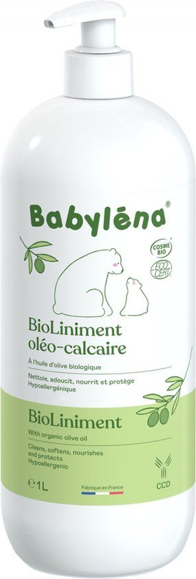 Babyléna Laboratoire CCD Babyléna BioLiniment Oléo-Calcaire 1 L