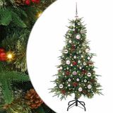 vidaXL Kunstmatige Kerstboom met 150 LED Lampjes, Groen, 150 cm