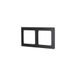 Blendend LED-spot met matte afdekking en bewegingsmelder met zwarte behuizing, 20 W, 4000 K