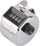 Benson INTERBOSCH BV Handteller - Personenteller - 4 cijferig - Zilver