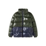 NAME IT KIDS katoenen winterjas - groen/blauw